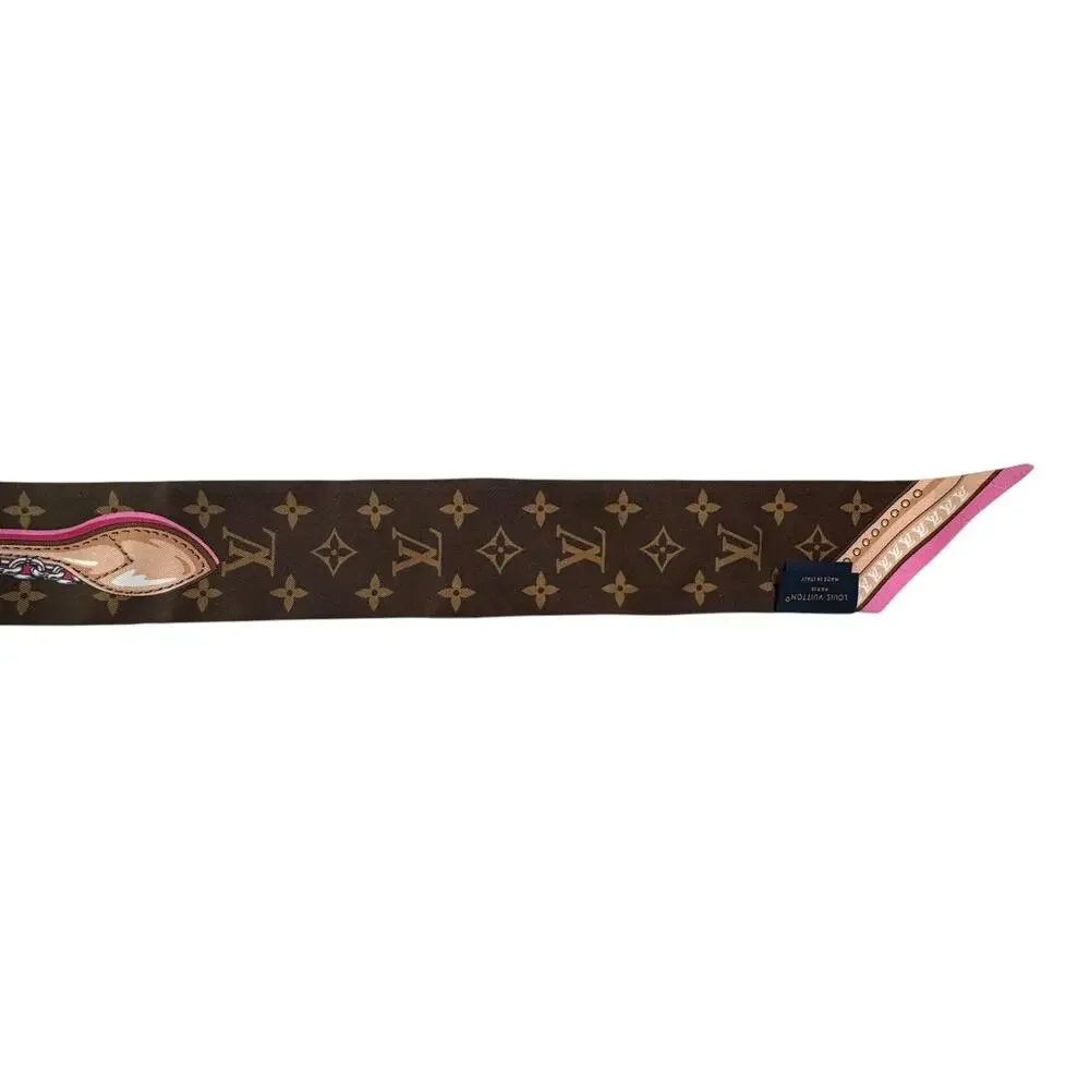 Louis Vuitton Monogram Silk Twilly